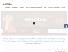 Tablet Screenshot of fundacjakulturo.org